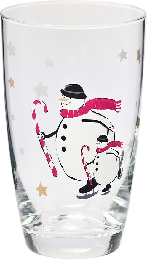 10659084 KROSNO Набор стаканов Krosno "Снеговик"450 мл, 2шт, п/к Стекло 