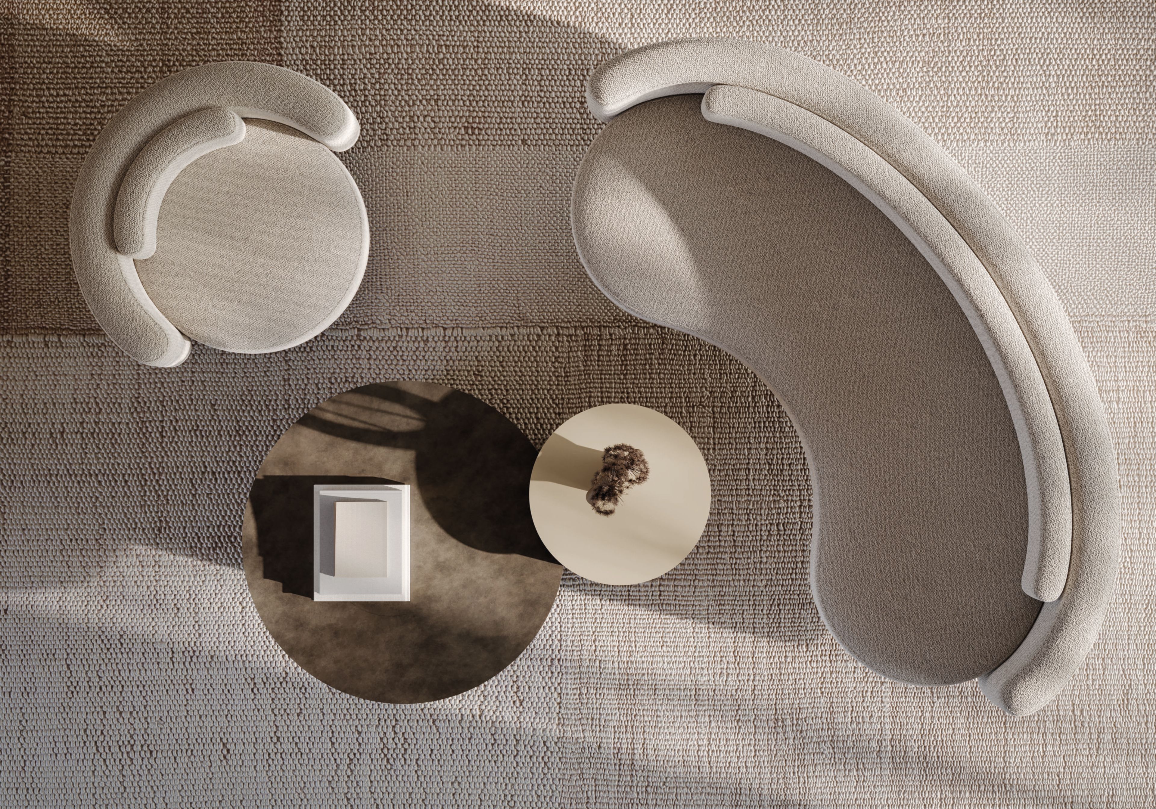 Окрашенный металлический круглый журнальный столик Ronda Design DOMUS ARCH-00049819 - Вид №4