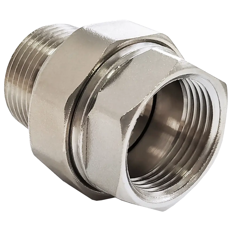 Латунный сгон Valfex 3/4" с никелированным покрытием 84505557 STLM-1565678