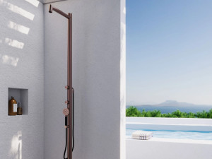 Открытый душ из нержавеющей стали