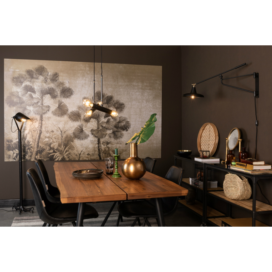 Лампа напольная Falcon, черная Dutchbone 5100072 - Вид №2