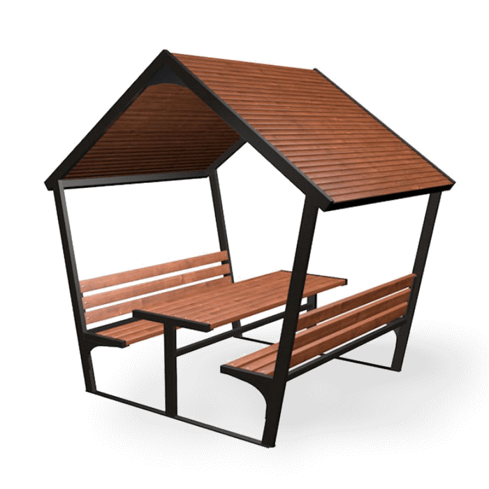 14404 ПЕНТА Simple 01, беседка парковая LAB.Space  - Вид №1