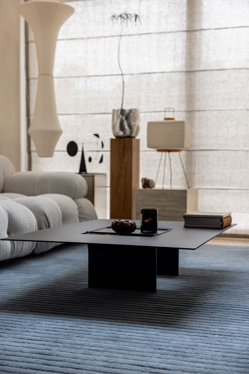 Низкий журнальный столик из листового металла Metallbude CUT ARCH-00111188 - Вид №6