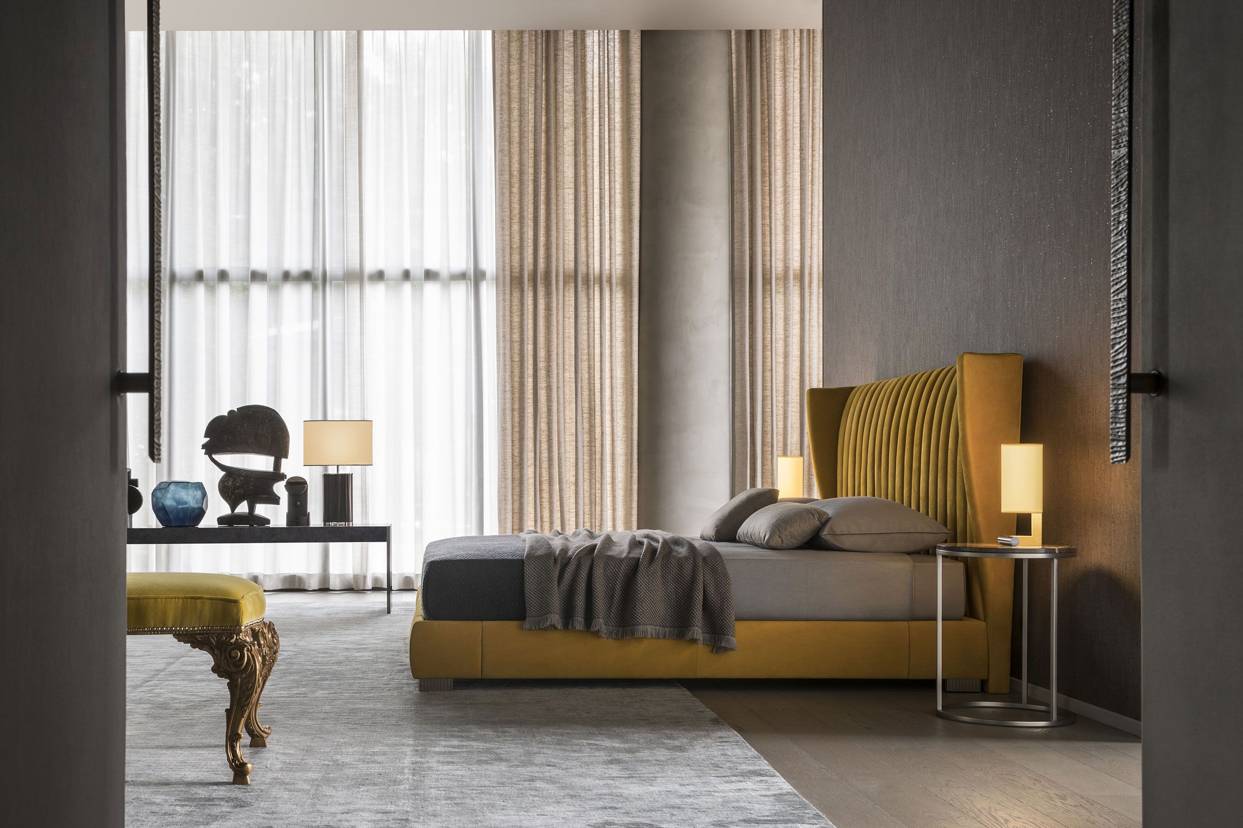 Деревянная прямоугольная низкая консоль OAK Metronome ARCH-00080305 - Вид №3