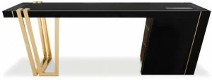LUXXU Стол из лакированного дерева Apotheosis