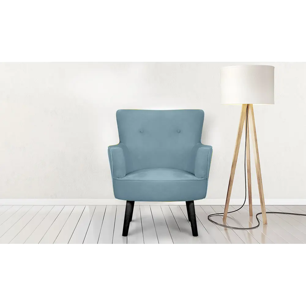 Кресло полиэстер Seasons Вилли 77x86x76 см цвет голубой 85151530 STLM-2078930  - Вид №5