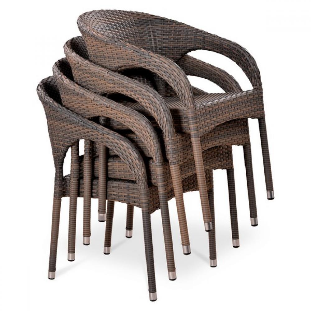 Плетеное кресло "Люси" Pale AFINA  240997 Коричневый  - Вид №1
