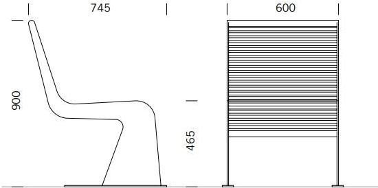 BENKERT BANKE Сиденье для улицы из нержавеющей стали Siardo sun-id-1440310 - Вид №2