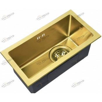 Мойка Zorg SZR-2344 BRONZE, Zorg SZR 2344 G BRONZE Мойка кухонная прямоугольная Zorg 