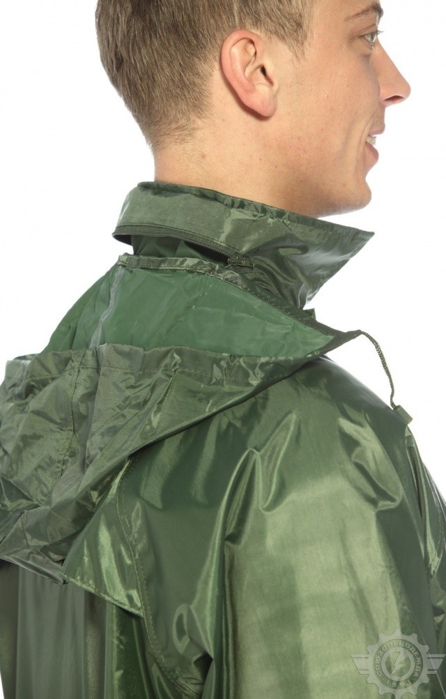 4957150 Плащ "Альбатрос ЛАЙТ" влагозащитный зеленый  Непромокаемая спецодежда  размер L  - Вид №9