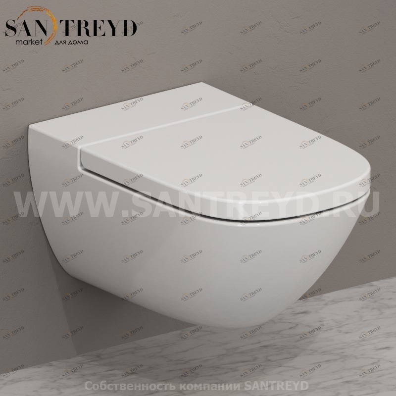 LAS04BI Подвесной унитаз настенный Белый Ceramica Globo STOCKHOLM Италия