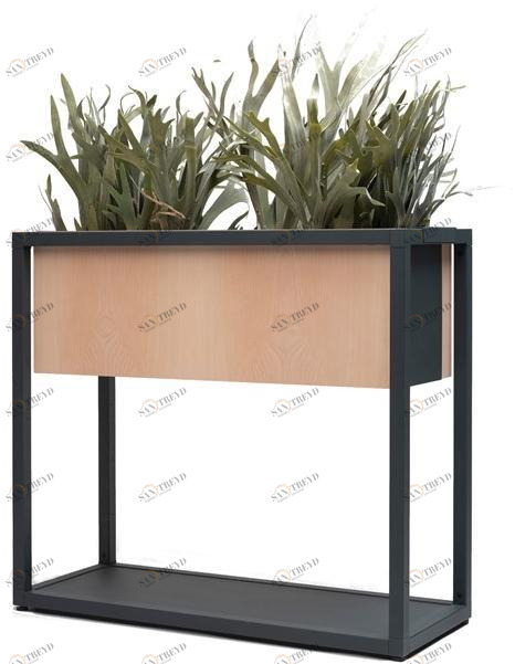 ONDARRETA Модульная прямоугольная кашпо металлическая Dry sun-id-1379690