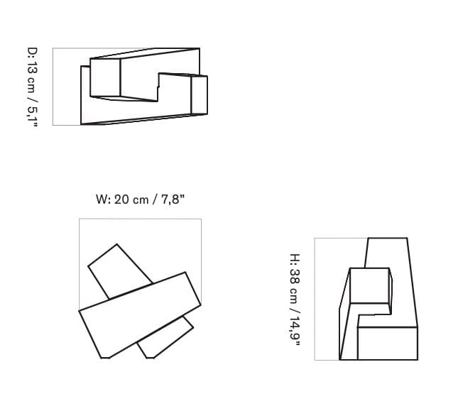 Лавовый камень форзац Audo Copenhagen CONVERGE ARCH-00031850 - Вид №11