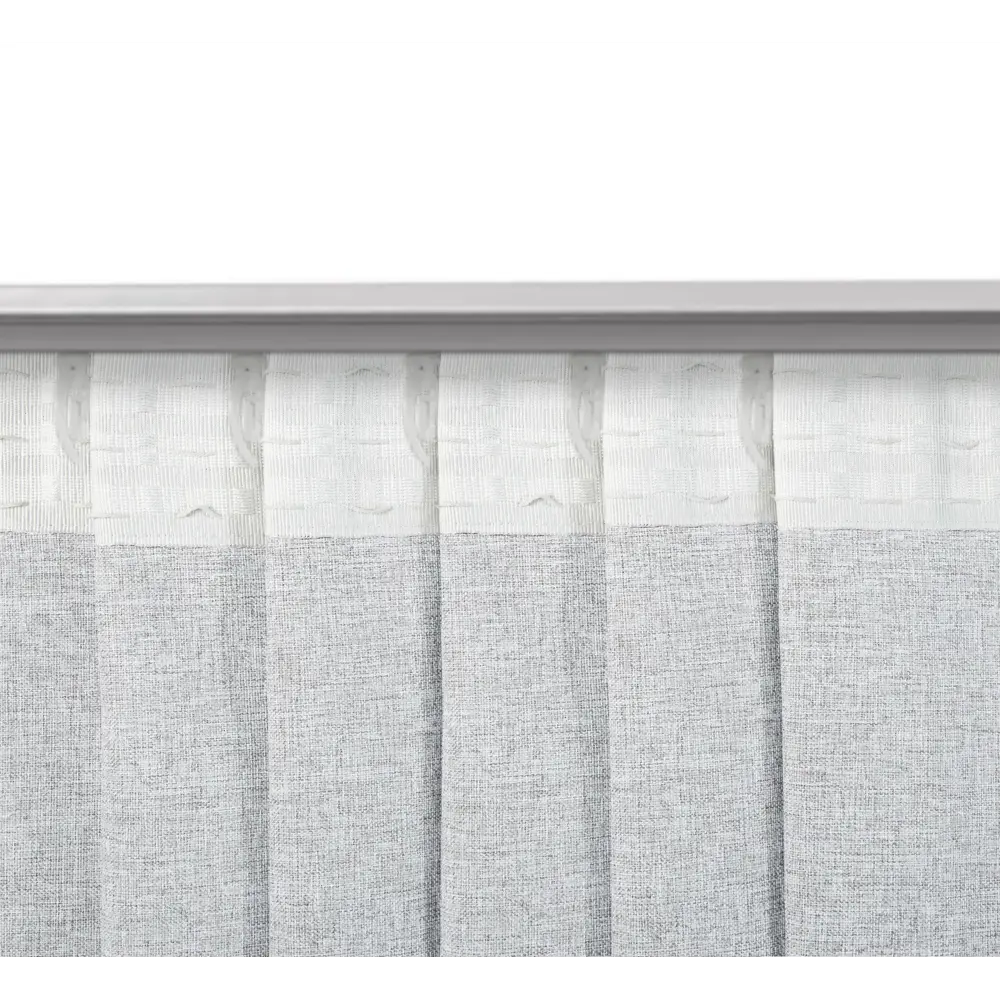 Штора на ленте Ника 200x270 см цвет светло-серый СТОЛИЦА ТЕКСТИЛЯ STLM-2034555 - Вид №8