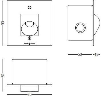 PURALUCE Настенный светодиодный стремянка из металла sun-id-1430298 - Вид №3