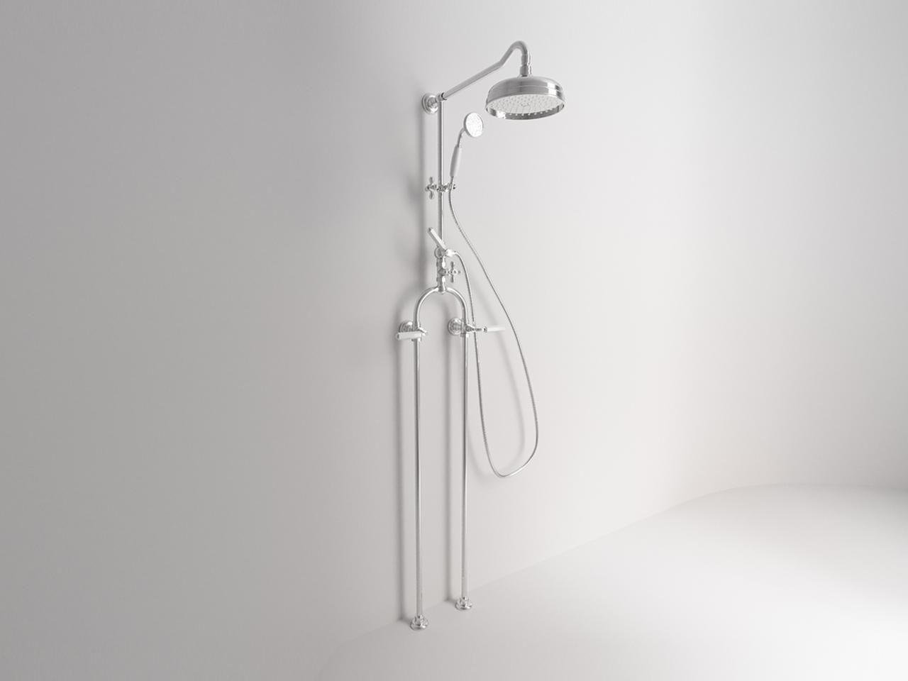 Напольная душевая колонна с переключателем Park Avenue Dark White ARCH-00054988