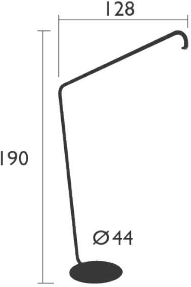 Fermob Металлическая арочная опора для балладной лампы Balad 3630 - Вид №9