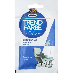 Краска для стен и потолков Trend Farbe цвет Полуночно-синий 50 мл