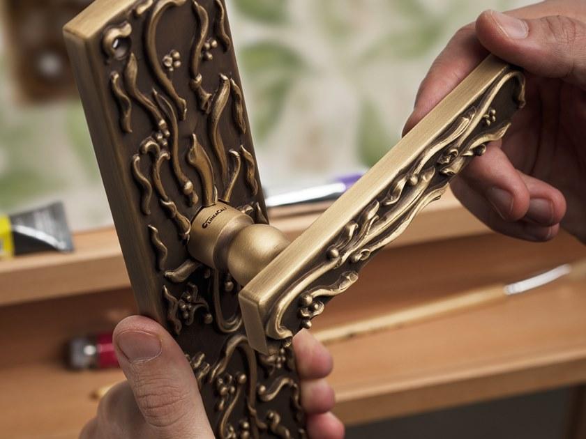 LINEA CALI' Латунная ручка на пластине Frida sun-id-1404170 - Вид №2