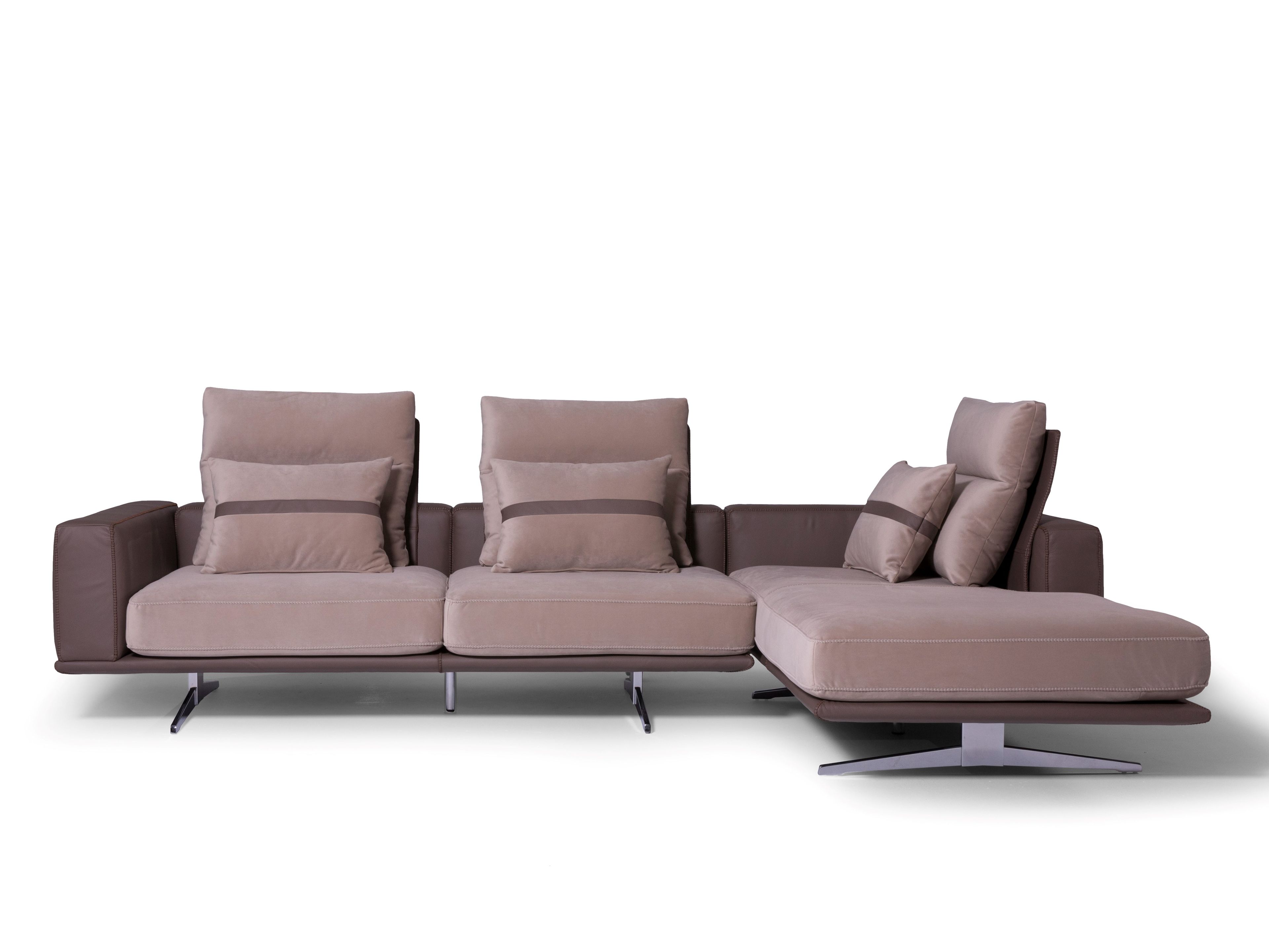 Угловой секционный диван из ткани с полуостровом ABLE Carlton ARCH-00036510