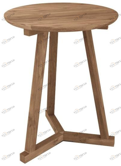 Ethnicraft Журнальный столик из тикового дерева Teak tripod 14212