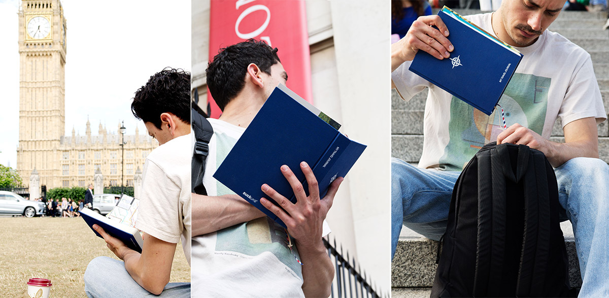 SK MYTRAVEL2 Журнал путешественника my travel черный Suck UK  - Вид №5