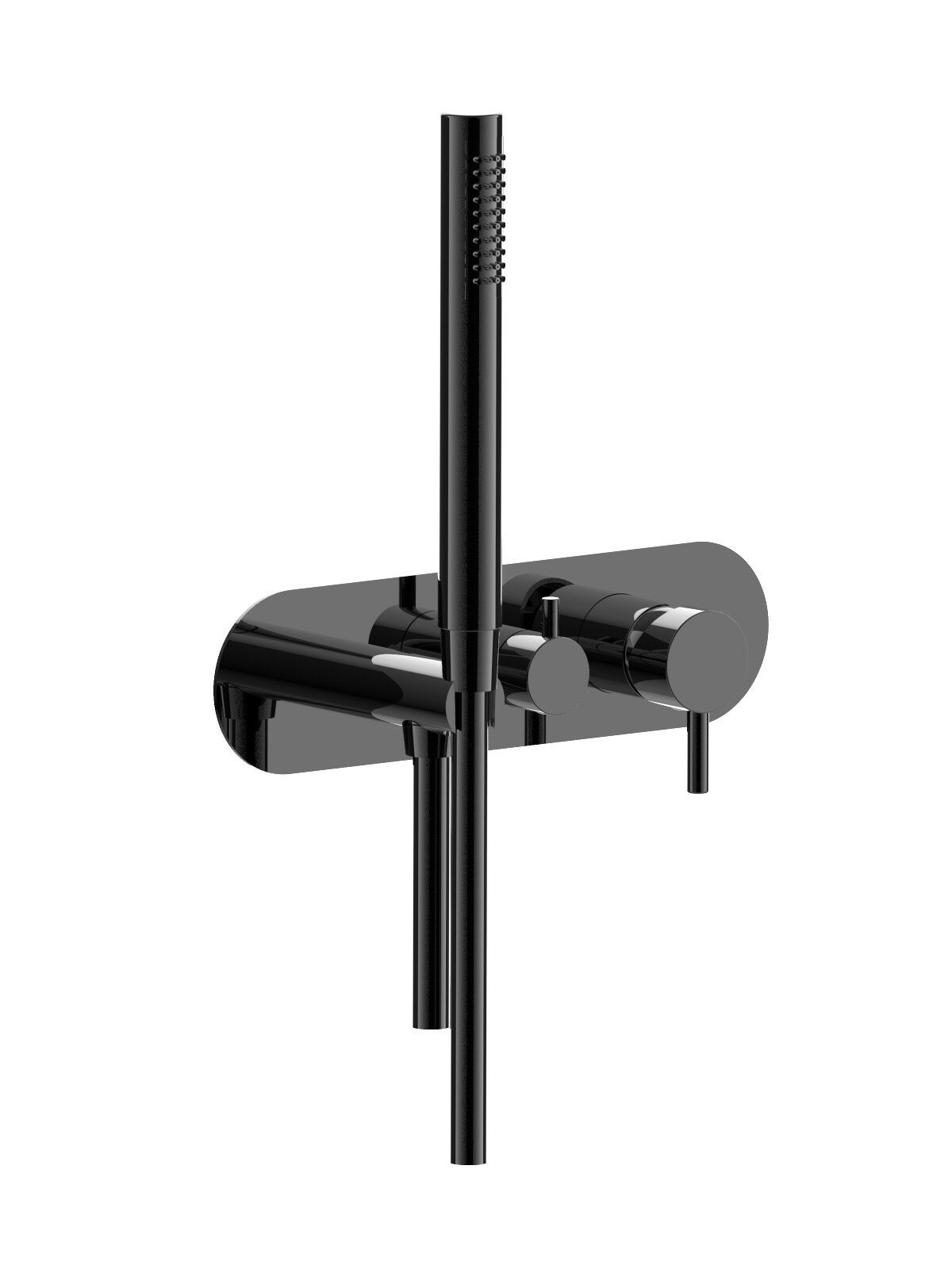 3 отверстия утопленный однорычажный смеситель для душа Rubinetterie Frattini Pepe XL ARCH-00143936 - Вид №11