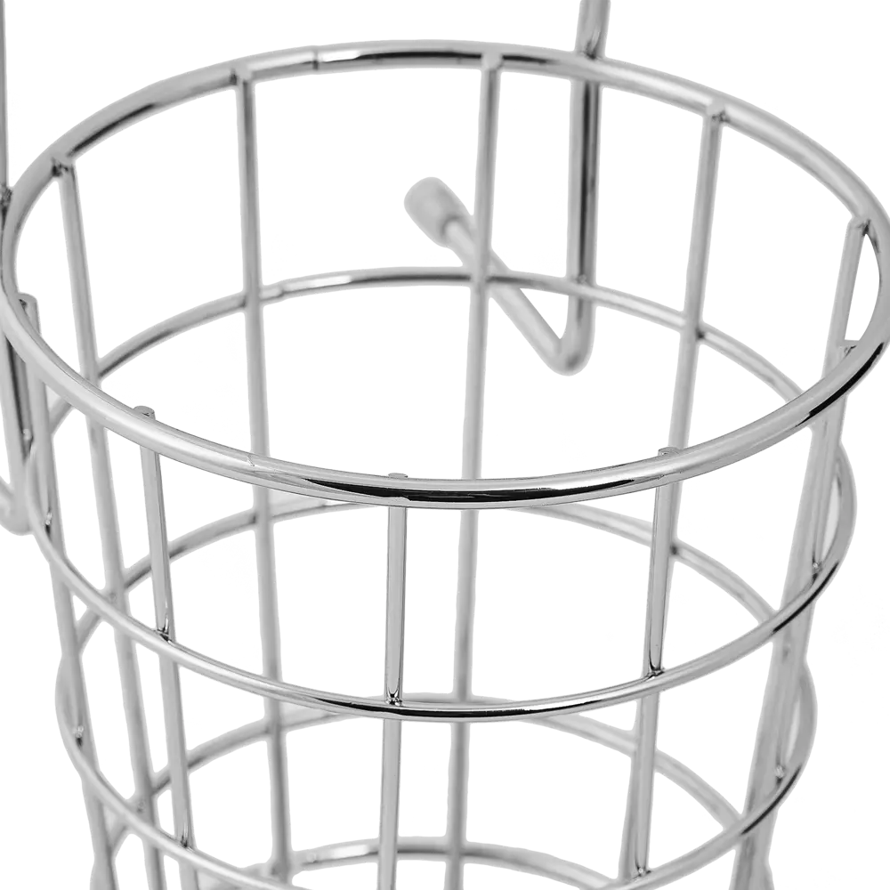 Корзина для рейлинга Аквадекор Stick круглая 14x13x24 см сталь цвет серый 82488060 STLM-2165594 - Вид №2
