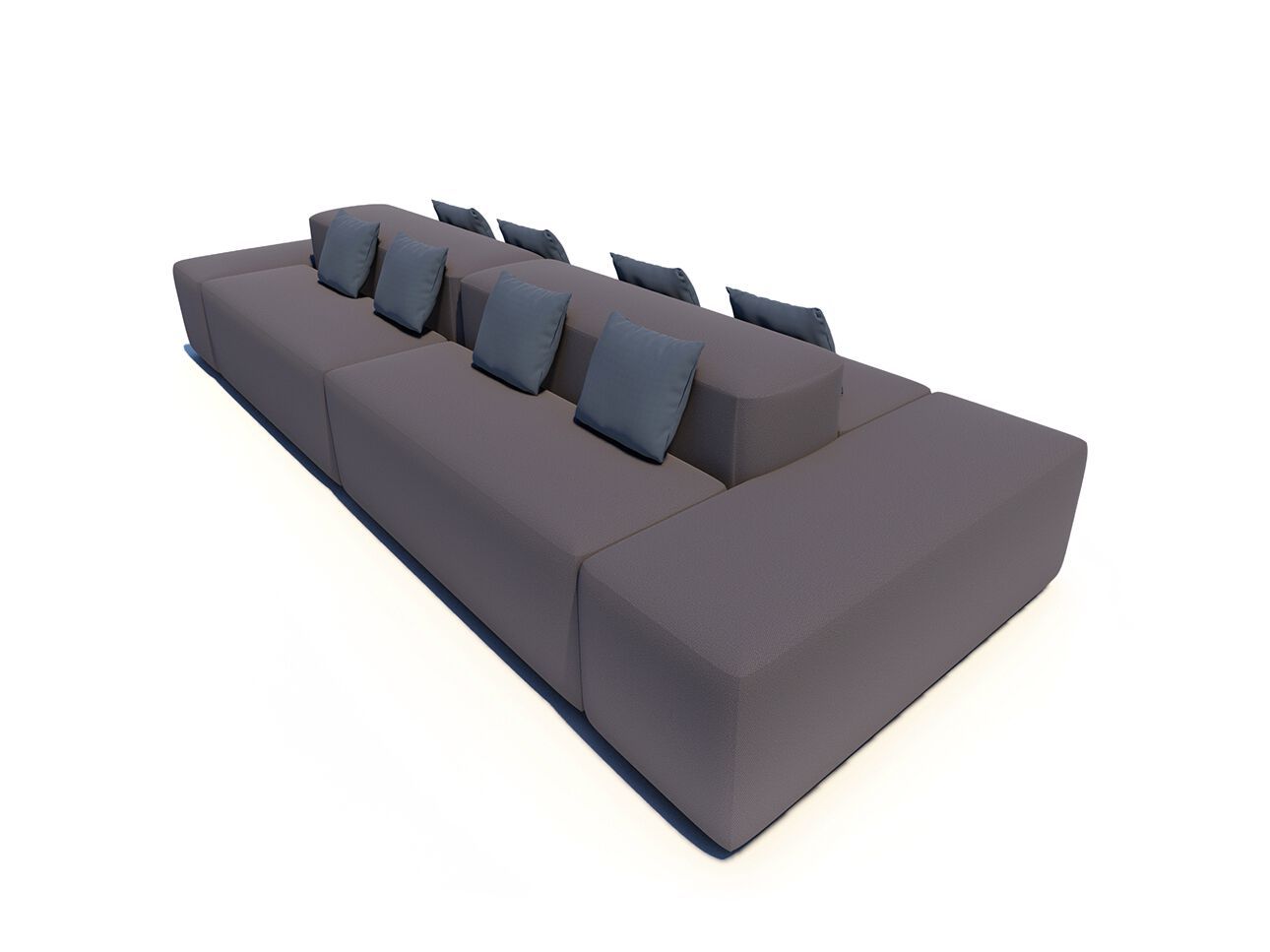 Двусторонняя ткань диван IKONO Gastro ARCH-00047384