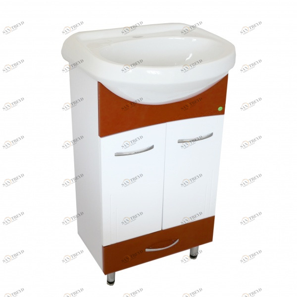 Тумба Браво 50 - Стиль оранжевый с ящик. (К) 11901 VAKO 232311