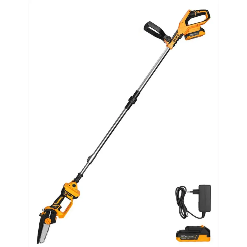 Аккумуляторный высоторез DEKO для садовой обрезки с телескопической штангой 89363011 STLM-0966273