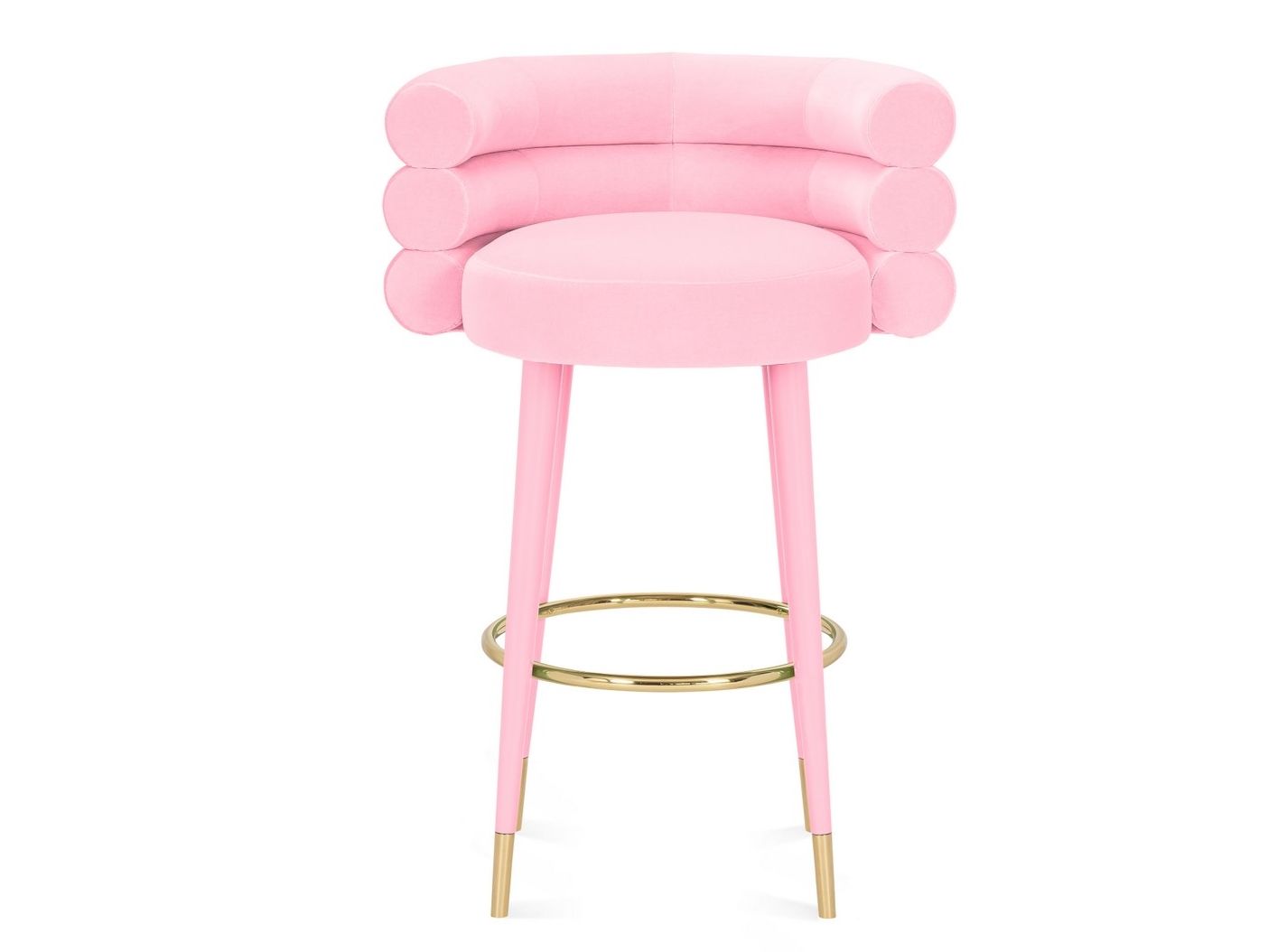 Высокий бархатный мягкий стул ROYAL STRANGER MARSHMALLOW ARCH-00144602 - Вид №4