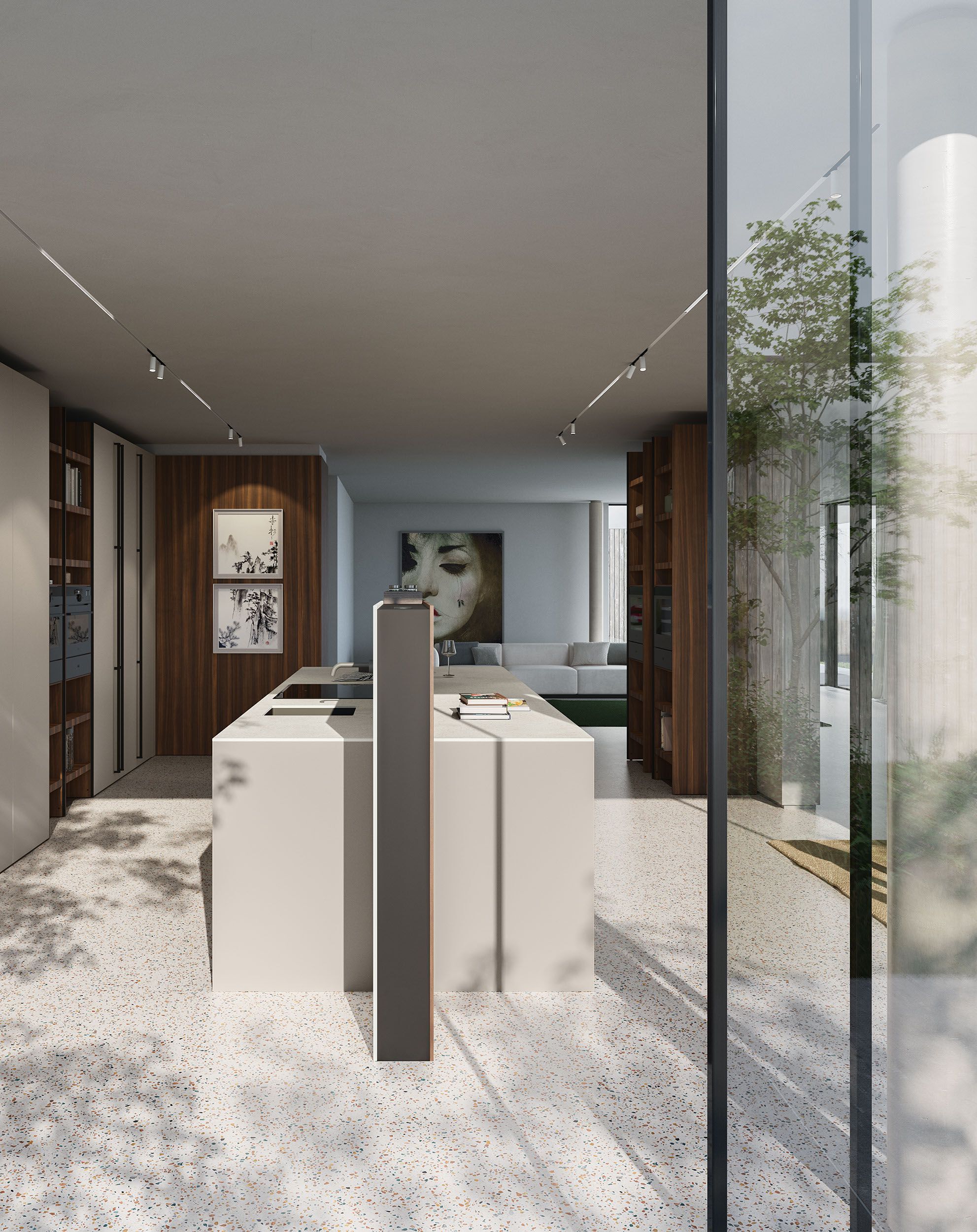 Кухня с островом Copatlife Life Projects ARCH-00020837 - Вид №5