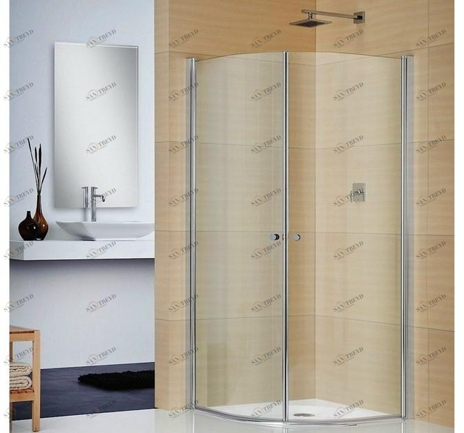 Duka Душевая кабина угловая стеклянная Vertica - con soli profili verticali Gr2