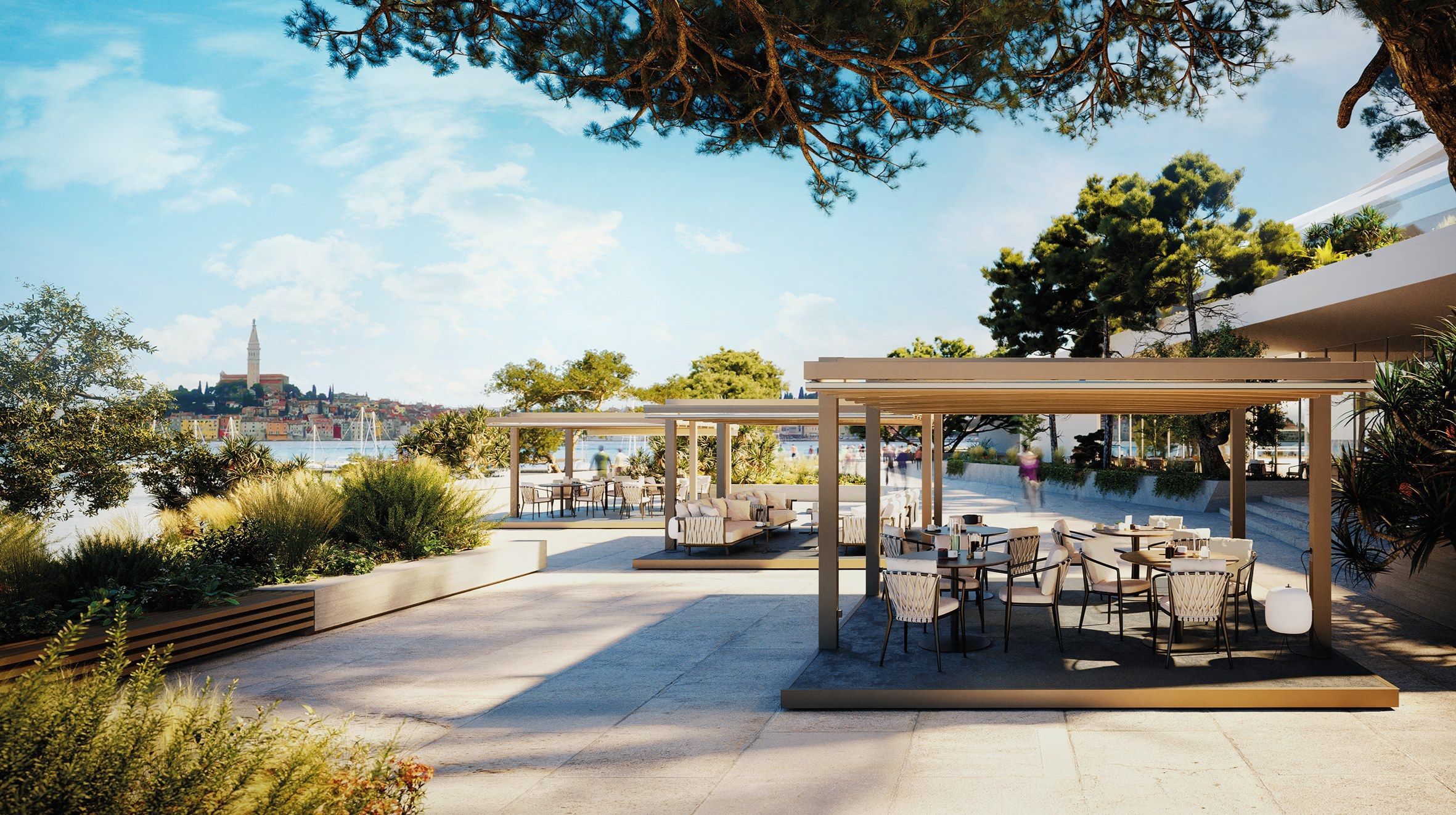 Алюминиевая самонесущая беседка с раздвижной крышкой Pratic Hi Pergolas ARCH-00133699 - Вид №2