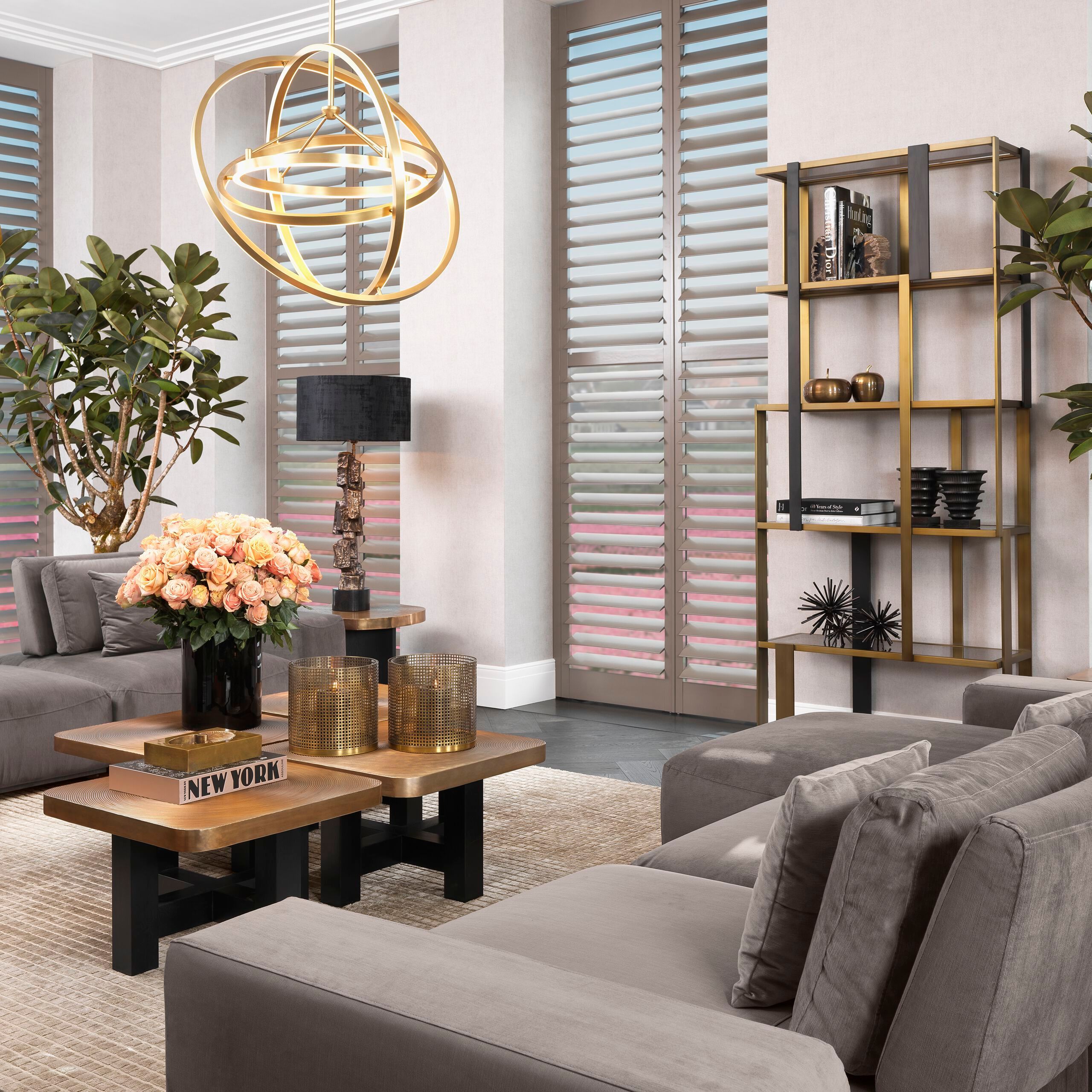 Самонесущий книжный шкаф из латуни Eichholtz CLIO ARCH-00044977 - Вид №2