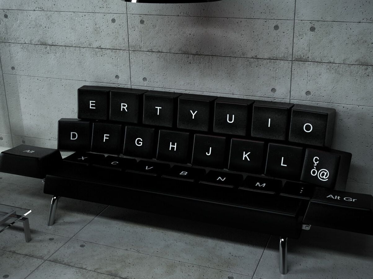 Диван-кровать из ткани Concepticon QWERTY ARCH-00027614