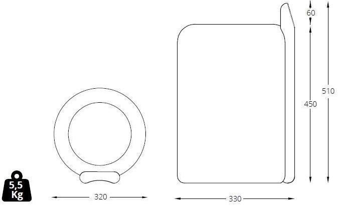 BlackCork Табурет из пробки Omega sun-id-1444718 - Вид №4