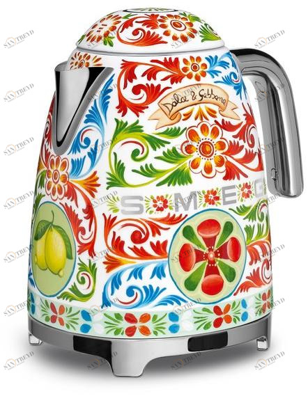 Smeg Чайник из нержавеющей стали Sicily is my love | dolce&gabbana Klf01d&g 