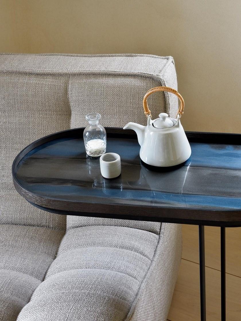 Ethnicraft Овальный журнальный столик из металла  20790  - Вид №4