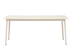 Керамический прямоугольный садовый стол