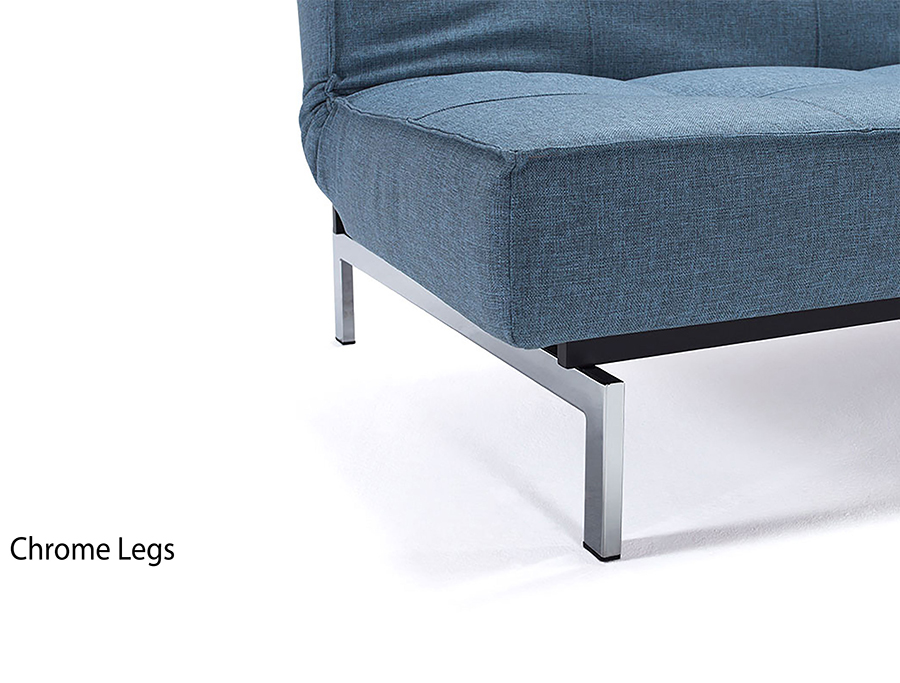 Диван Dublexo с хромированными ножками и черной рамой, светло-серый Innovation Living DUBLEXOS1 - Вид №2