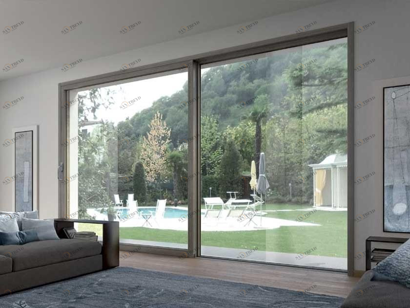 COCIF Раздвижная дверь из алюминия и дерева Evo sun-id-1393335