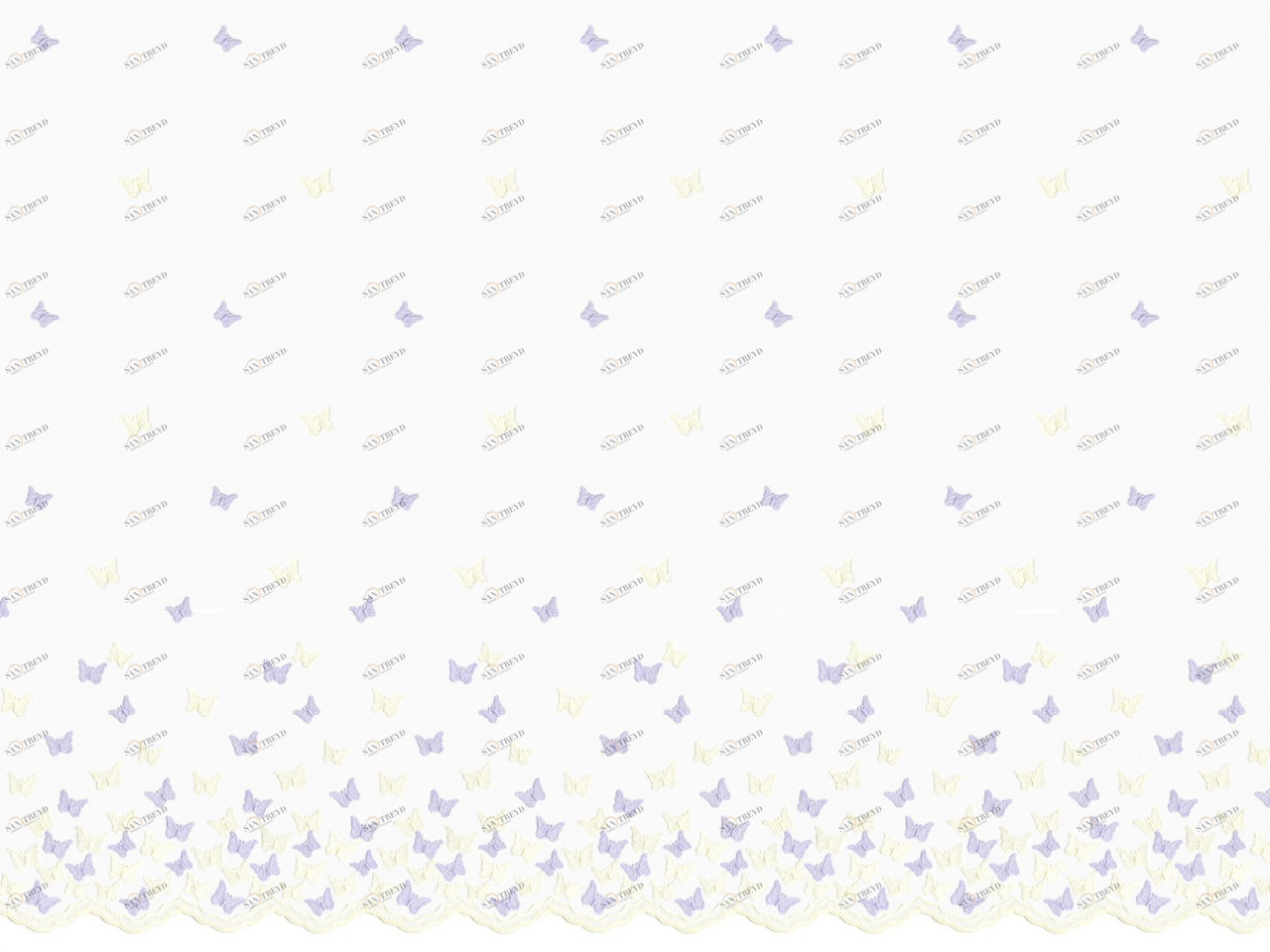 COLORISTICA 2474-40 Портьерная ткань  Тюль  Caprice Белый 