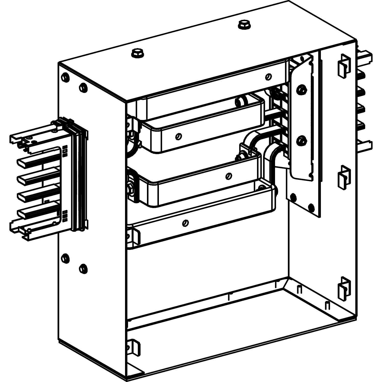 KSA400ABT4 Секция вводная центральная 400А Schneider Electric Canalis 