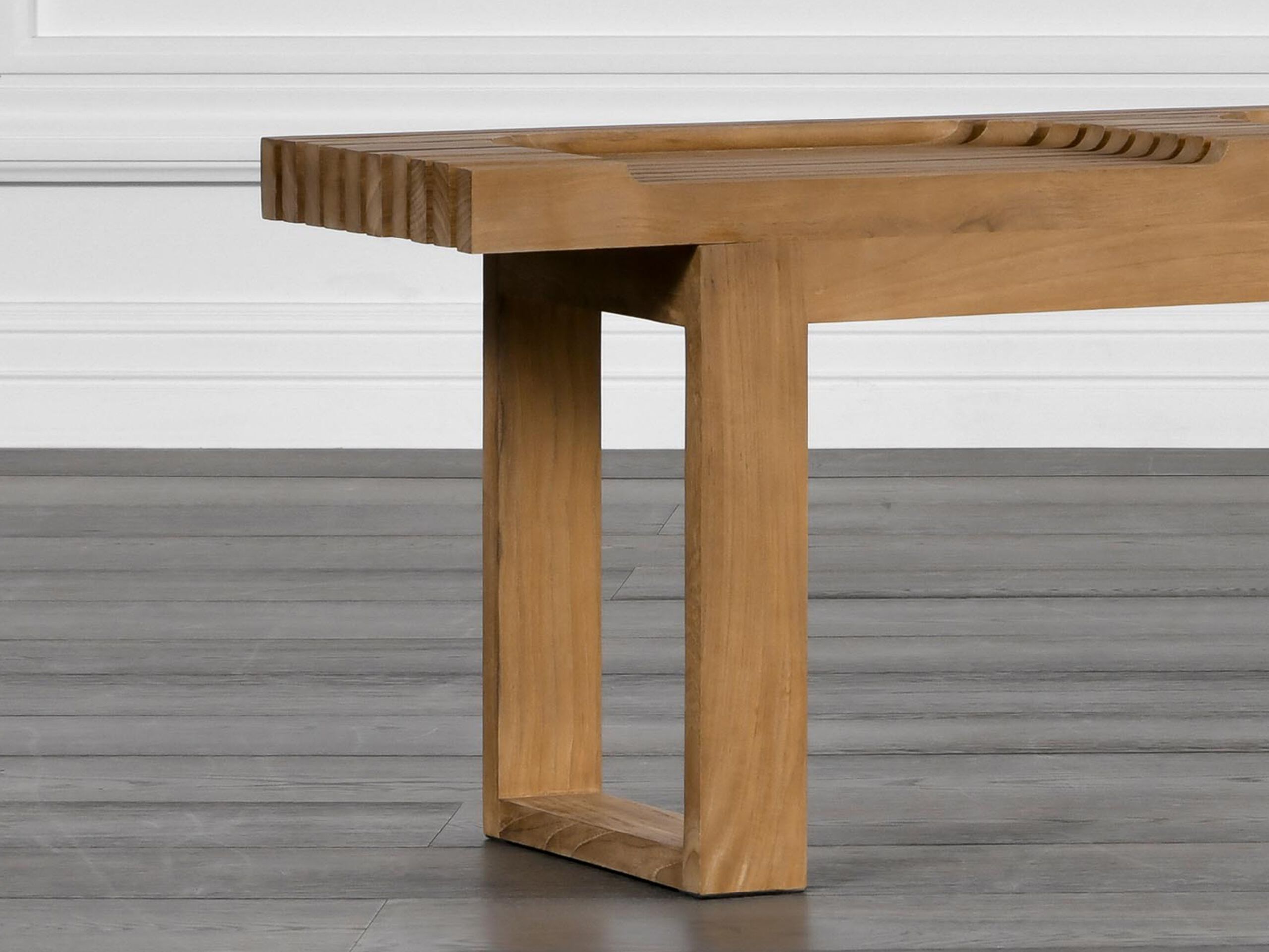 2-местная скамейка из массива дерева Air Division раковина ARCH-00107255 - Вид №2