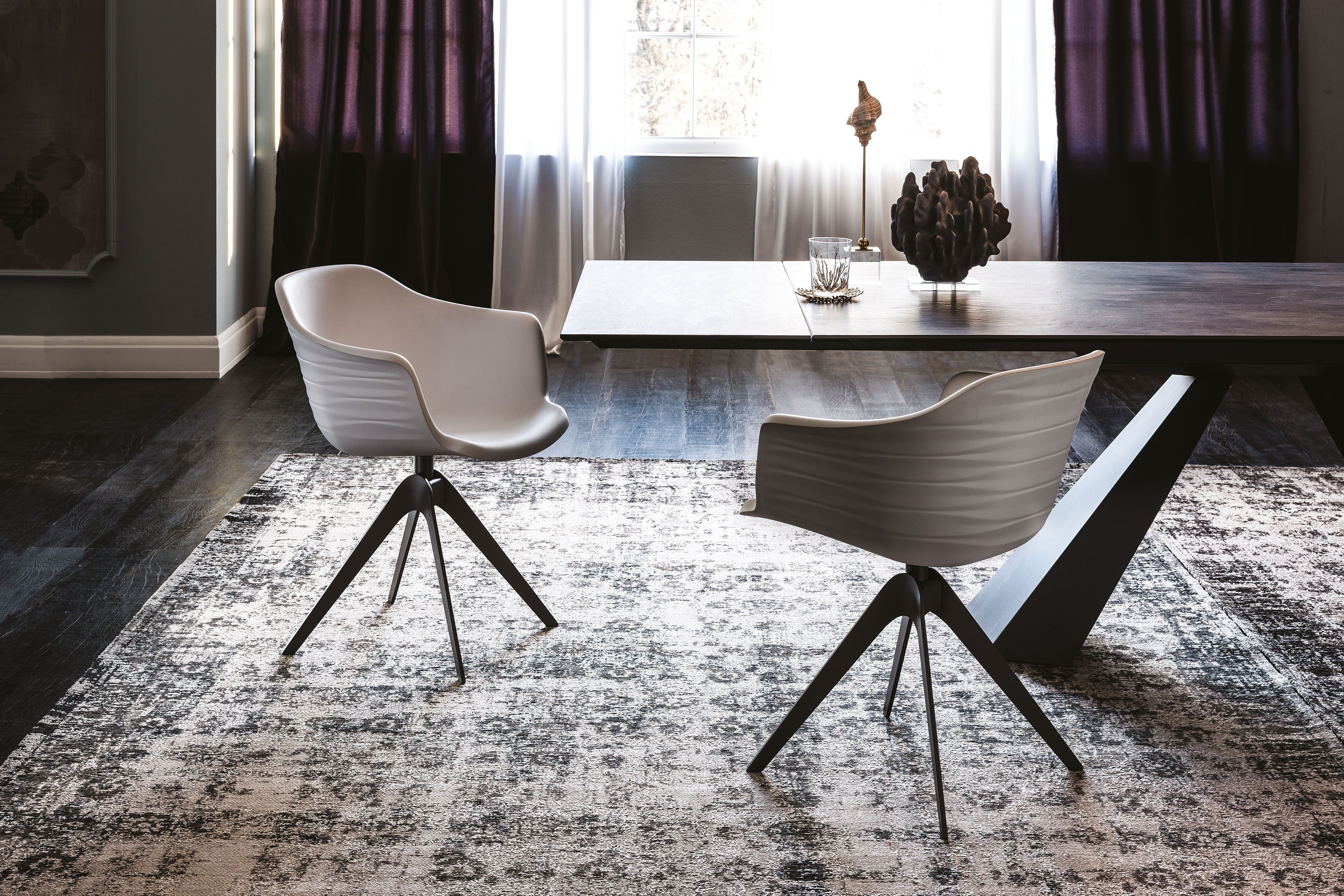 Поворотный стул с подлокотниками Cattelan italia INDY ARCH-00007284 - Вид №2