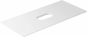 Полка керамическая с центральным отверстием 101x46 Белый 2052 GALASSIA Tabulae