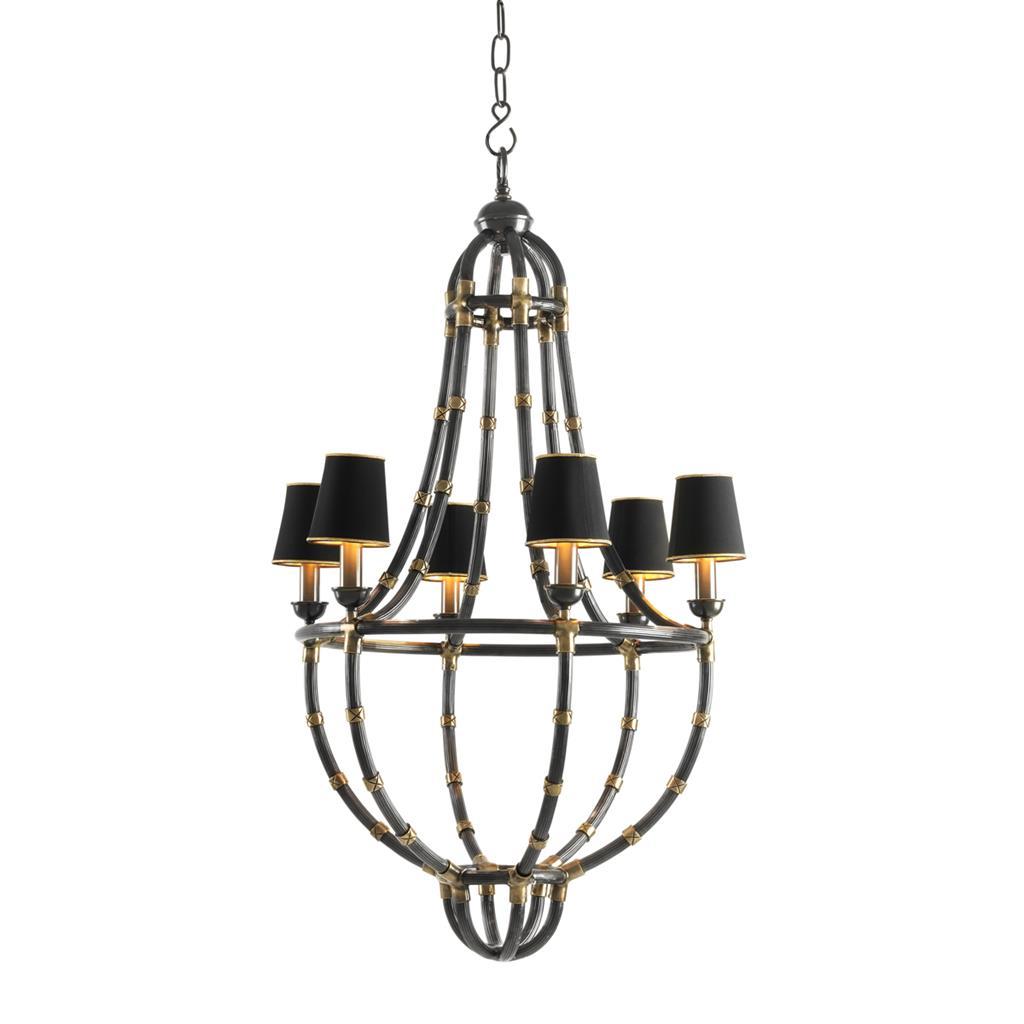 Люстра Moreaux L от Eichholtz бронза 110227 EICHHOLTZ ДИЗАЙНЕРСКИЕ, EICHHOLTZ 061605 Бронза  - Вид №1