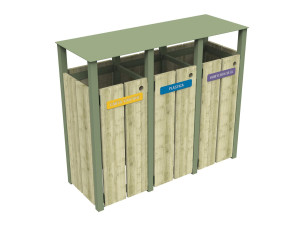 2-слойная корзина для мусора